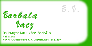 borbala vacz business card